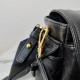 Premio Replica Borsa a spalla media Prada Explore con patta 1BD394 Nero Imitazioni Outlet Online