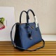 Premio Replica Borsa a mano Prada Galleria Saffiano piccola/media/grande Blu Imitazioni Outlet Online