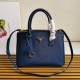 Premio Replica Borsa a mano Prada Galleria Saffiano piccola/media/grande Blu Imitazioni Outlet Online