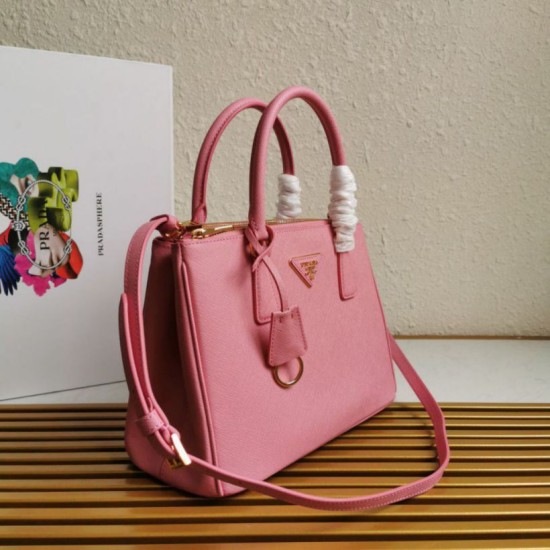 Premio Replica Borsa a mano Prada Galleria Saffiano piccola/media/grande Rosso Imitazioni Outlet Online