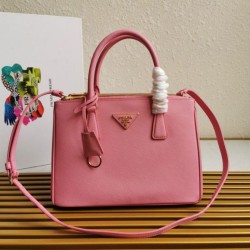 Premio Replica Borsa a mano Prada Galleria Saffiano piccola/media/grande Rosso Imitazioni Outlet Online