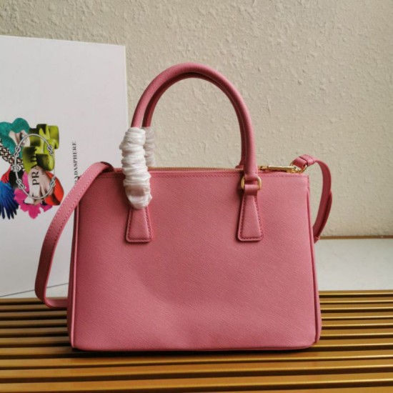 Premio Replica Borsa a mano Prada Galleria Saffiano piccola/media/grande Rosso Imitazioni Outlet Online