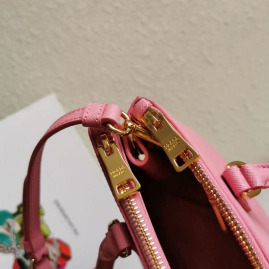 Premio Replica Borsa a mano Prada Galleria Saffiano piccola/media/grande Rosso Imitazioni Outlet Online