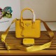 Premio Replica Borsa a mano Prada Galleria Saffiano piccola/media/grande Giallo Imitazioni Outlet Online