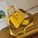 Premio Replica Borsa a mano Prada Galleria Saffiano piccola/media/grande Giallo Imitazioni Outlet Online