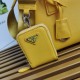 Premio Replica Borsa a mano Prada Galleria Saffiano piccola/media/grande Giallo Imitazioni Outlet Online