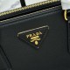 Premio Replica Borsa tote media Prada Galleria Saffiano 1BA457 nero Imitazioni Outlet Online