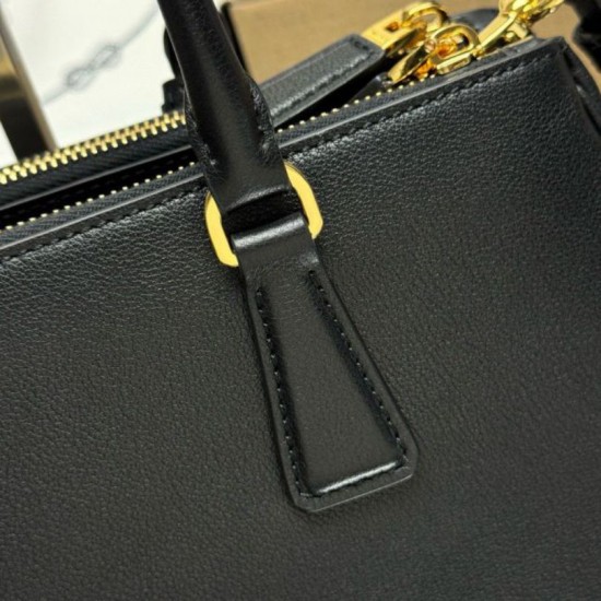 Premio Replica Borsa tote media Prada Galleria Saffiano 1BA457 nero Imitazioni Outlet Online