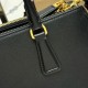 Premio Replica Borsa tote media Prada Galleria Saffiano 1BA457 nero Imitazioni Outlet Online