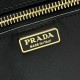 Premio Replica Borsa tote media Prada Galleria Saffiano 1BA457 nero Imitazioni Outlet Online
