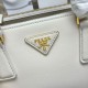 Premio Replica Borsa tote media Prada Galleria Saffiano 1BA457 Bianco Imitazioni Outlet Online