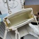 Premio Replica Borsa tote media Prada Galleria Saffiano 1BA457 Bianco Imitazioni Outlet Online