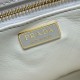 Premio Replica Borsa tote media Prada Galleria Saffiano 1BA457 Bianco Imitazioni Outlet Online