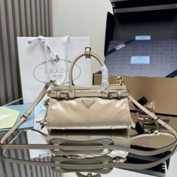 Premio Replica Borsa a mano Prada Bonnie mini 1BA486 Beige Imitazioni Outlet Online