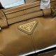 Premio Replica Borsa a mano Prada Bonnie mini 1BA486 Marrone Imitazioni Outlet Online