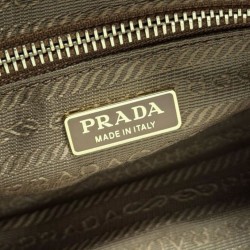 Premio Replica Borsa a mano Prada Bonnie mini 1BA486 Marrone Imitazioni Outlet Online