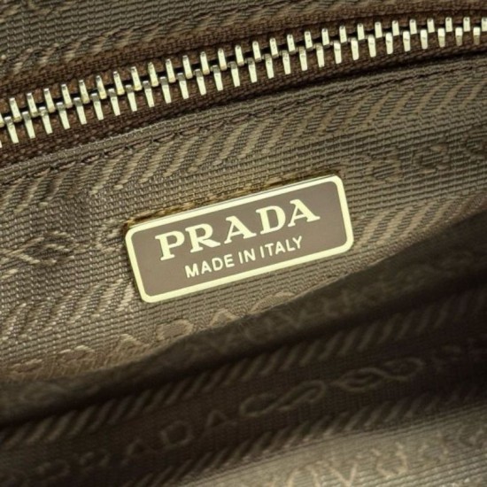 Premio Replica Borsa a mano Prada Bonnie mini 1BA486 Marrone Imitazioni Outlet Online