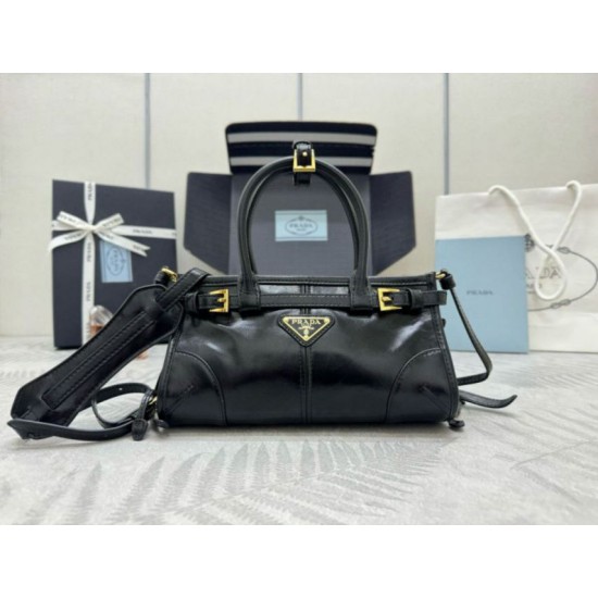 Replica Borsa a mano Prada Bonnie mini 1BA486 Nero False Online Clone Premio Replica Borsa a mano Prada Bonnie mini 1BA486 Nero Imitazioni Outlet Online