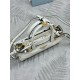 Premio Replica Borsa a mano Prada Bonnie mini 1BA486 Bianco Imitazioni Outlet Online