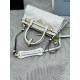 Premio Replica Borsa a mano Prada Bonnie mini 1BA486 Bianco Imitazioni Outlet Online