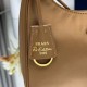 Premio Replica Borsa hobo mini Prada Re-Edition 2005 Re-Nylon Saffiano 1N204M Marrone Imitazioni Outlet Online