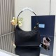 Premio Replica Borsa hobo mini Prada Re-Edition 2005 Re-Nylon Saffiano 1N204M Nero Imitazioni Outlet Online
