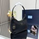Premio Replica Borsa hobo mini Prada Re-Edition 2005 Re-Nylon Saffiano 1N204M Nero Imitazioni Outlet Online