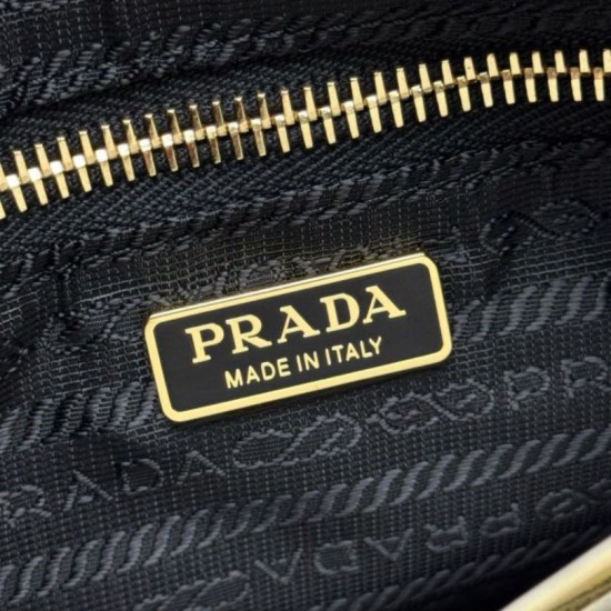 Premio Replica Borsa hobo mini Prada Re-Edition 2005 Re-Nylon Saffiano 1N204M Nero Imitazioni Outlet Online