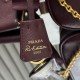 Premio Replica Borsa a mano/borsa hobo Saffiano Prada Re-Edition 2005 Borgogna Imitazioni Outlet Online