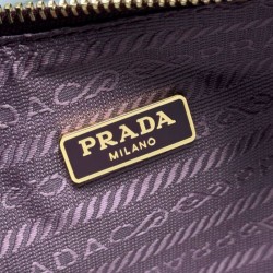 Premio Replica Borsa a mano/borsa hobo Saffiano Prada Re-Edition 2005 Borgogna Imitazioni Outlet Online