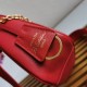 Premio Replica Borsa a mano/borsa hobo Saffiano Prada Re-Edition 2005 Rosso Imitazioni Outlet Online