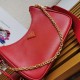 Premio Replica Borsa a mano/borsa hobo Saffiano Prada Re-Edition 2005 Rosso Imitazioni Outlet Online