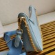 Premio Replica Borsa a mano/borsa hobo Saffiano Prada Re-Edition 2005 Blu Imitazioni Outlet Online