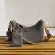Premio Replica Borsa a mano/borsa hobo Saffiano Prada Re-Edition 2005 Grigio Imitazioni Outlet Online