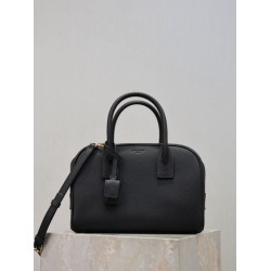 Replica Borsa a mano piccola Sac De Jour Boston YSL Saint Laurent nera grana Imitazioni Outlet Online Italia