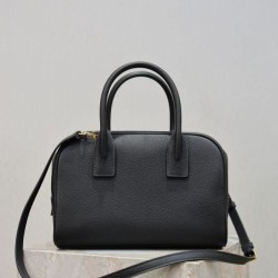 Replica Borsa a mano piccola Sac De Jour Boston YSL Saint Laurent nera grana Imitazioni Outlet Online Italia