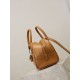 Replica Borsa a mano piccola Sac De Jour Boston YSL Saint Laurent marrone pelle liscia Imitazioni Outlet Online Italia