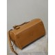 Replica Borsa a mano piccola Sac De Jour Boston YSL Saint Laurent marrone pelle liscia Imitazioni Outlet Online Italia