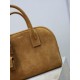 Replica Borsa a mano piccola Sac De Jour Boston YSL Saint Laurent nera scamosciato Imitazioni Outlet Online Italia