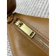 Replica Borsa a tracolla YSL Saint Laurent Amalia Hobo marrone Imitazioni Outlet Online Italia