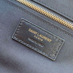 Replica Borsa a tracolla YSL Saint Laurent Amalia Hobo marrone Imitazioni Outlet Online Italia
