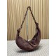 Replica Borsa a tracolla Hobo YSL Saint Laurent Amalia croissant Caffè Imitazioni Outlet Online Italia