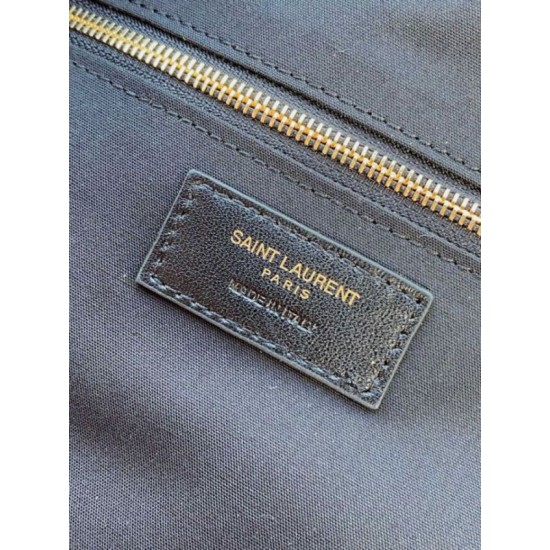 Replica Borsa a tracolla Hobo YSL Saint Laurent Amalia croissant Caffè Imitazioni Outlet Online Italia