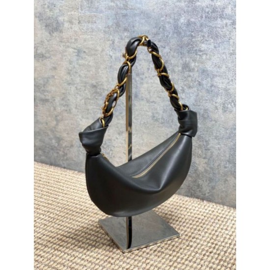 Replica Borsa mini hobo Amalia YSL Saint Laurent Nero False Online Clone Replica Borsa mini hobo Amalia YSL Saint Laurent Nero Imitazioni Outlet Online Italia