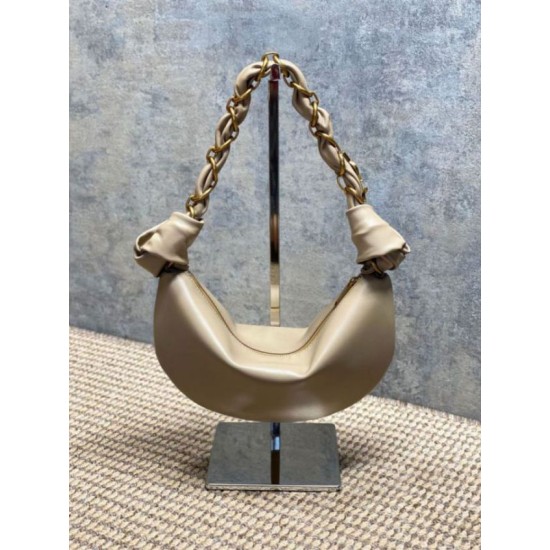 Replica Borsa mini hobo Amalia YSL Saint Laurent Albicocca Imitazioni Outlet Online Italia