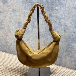 Replica Borsa mini hobo Amalia YSL Saint Laurent Grigio scamosciato Imitazioni Outlet Online Italia