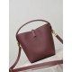 Replica Borsa a secchiello piccola YSL Saint Laurent LE 37 marrone Imitazioni Outlet Online Italia