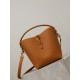 Replica Borsa a secchiello piccola YSL Saint Laurent LE 37 Giallo Imitazioni Outlet Online Italia