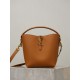 Replica Borsa a secchiello piccola YSL Saint Laurent LE 37 Giallo Imitazioni Outlet Online Italia