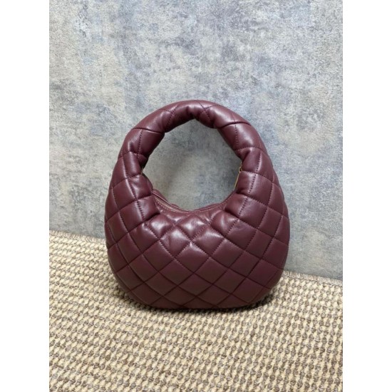 Replica Borsa Piccola Tote YSL Saint Laurent Icarino Cassandre nappa trapuntata Maroon Imitazioni Outlet Online Italia